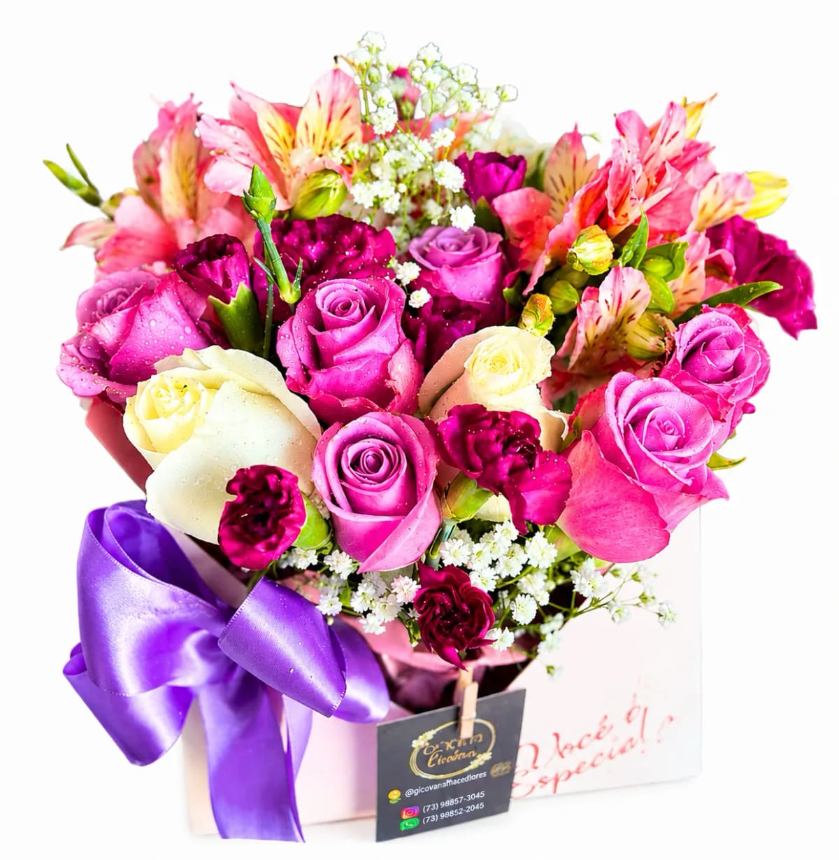 Arranjo de Flores Encanto Premium