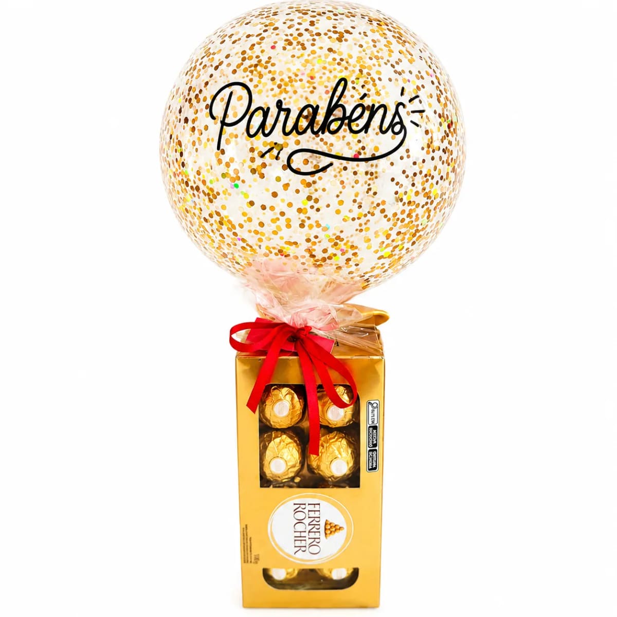 Balão Parabéns Ferrero Rocher