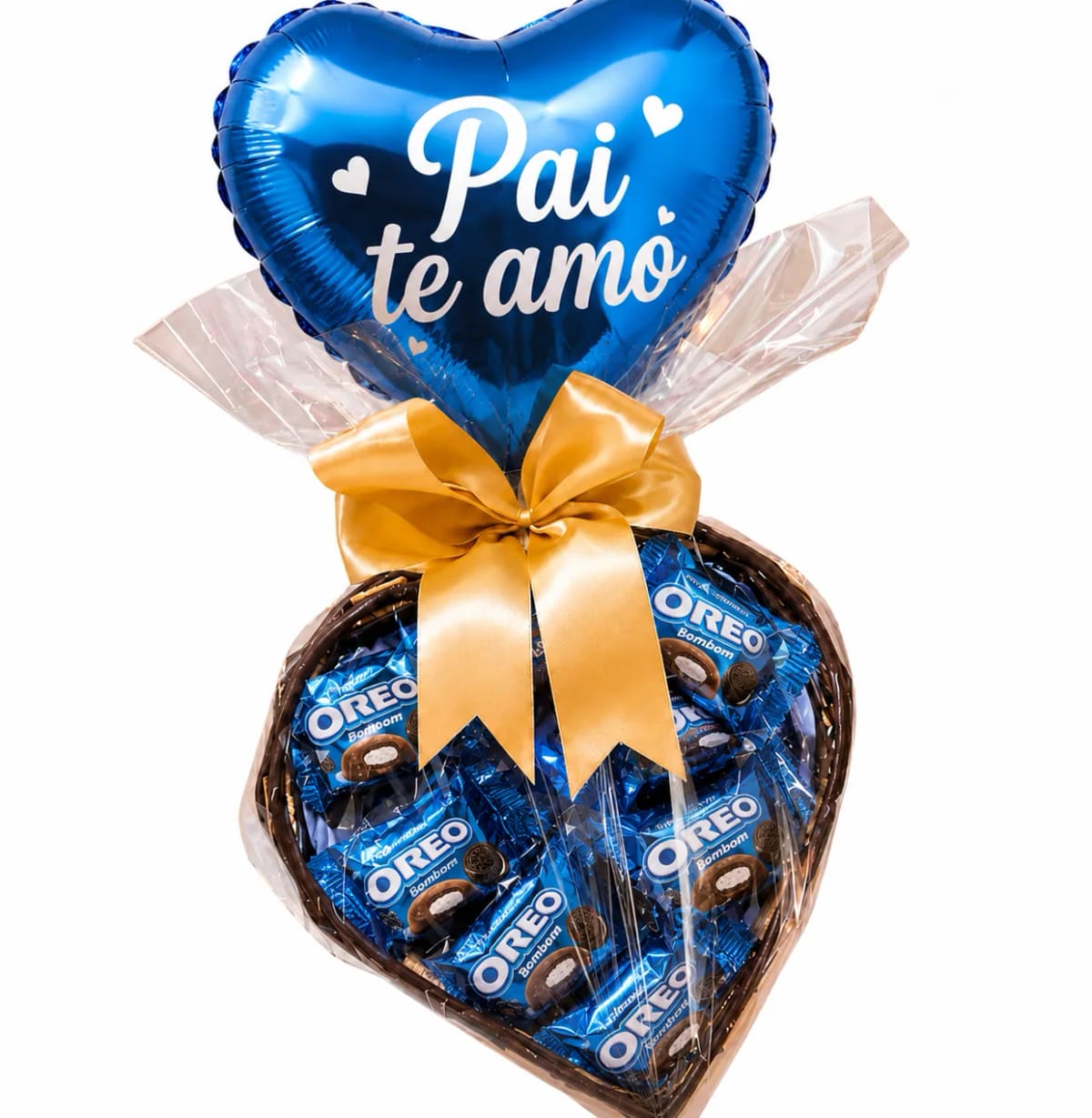 Cesta Doce Coração Pai te Amo