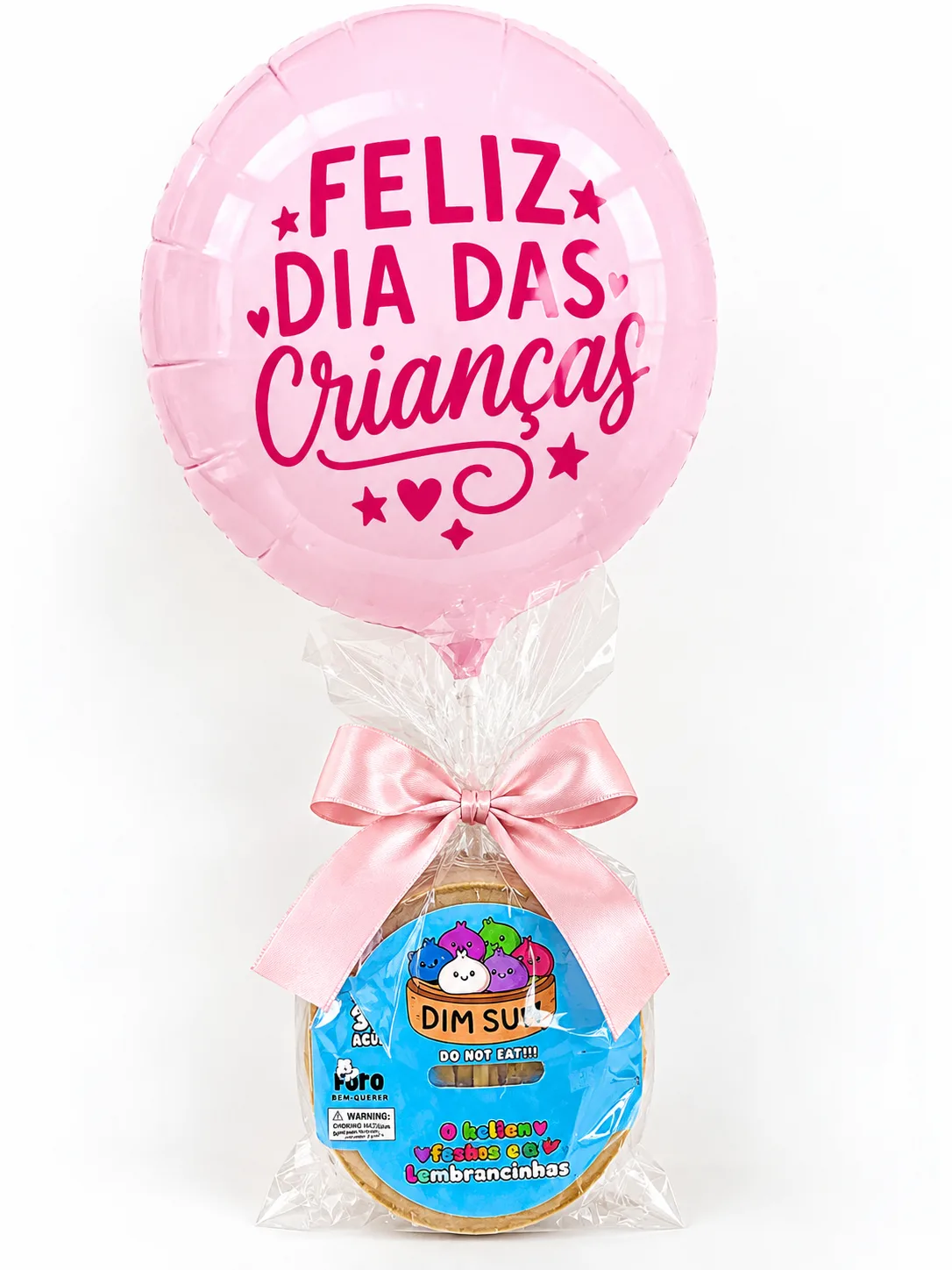 Balão Bubble+ Squish Dumplings – Brinquedo anti stress