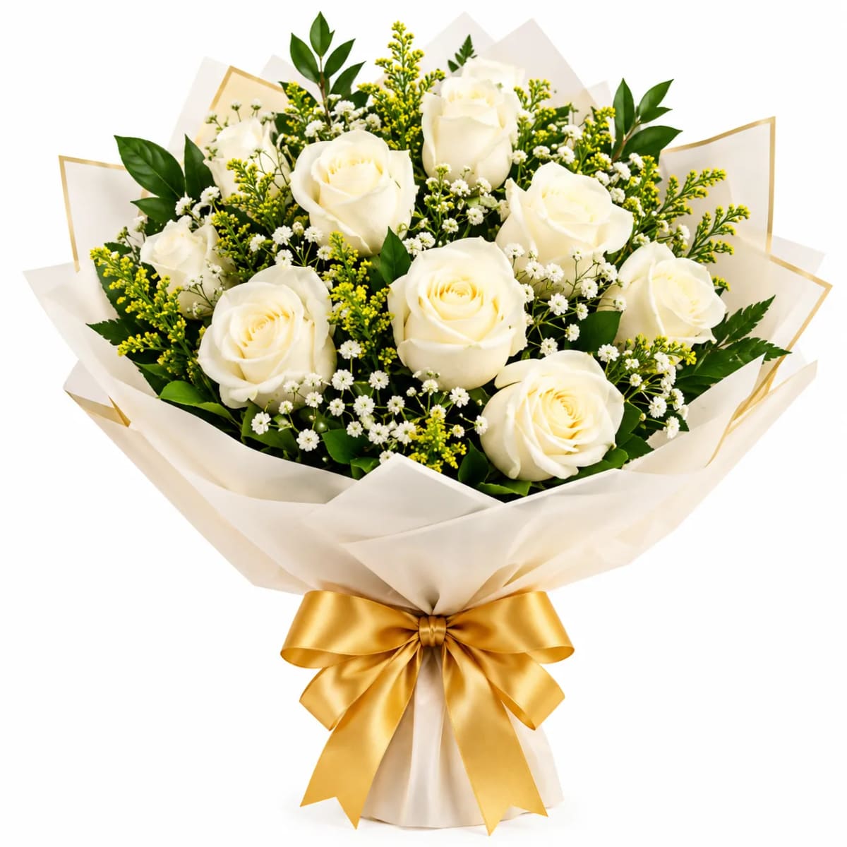 Buquê Elegance Branco – Amor e Sofisticação
