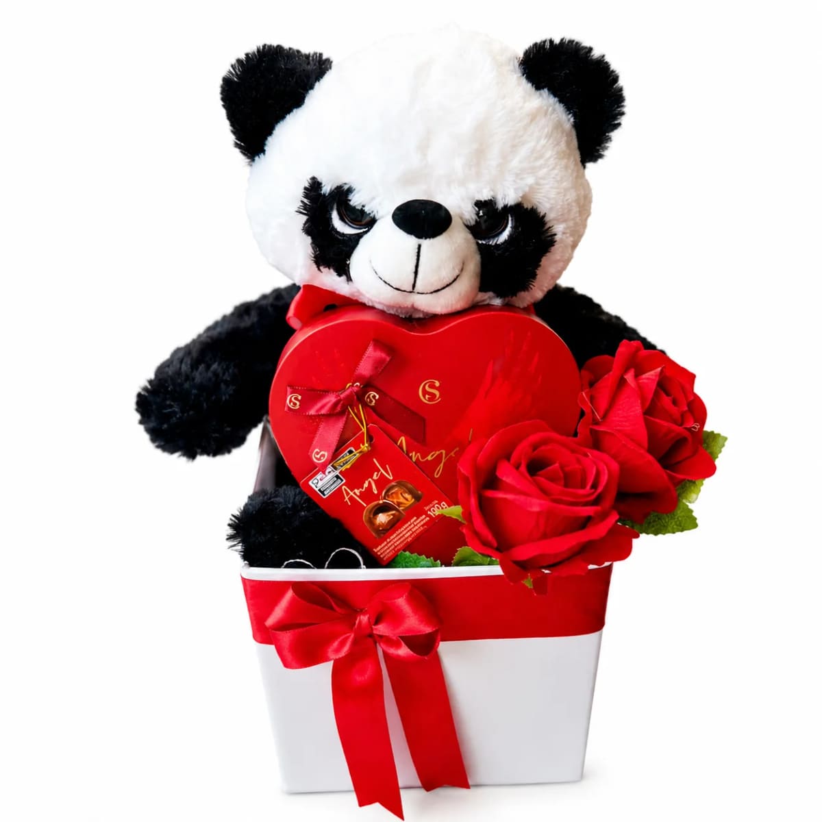 Cesta Panda c/ Chocolate Cacau Show
