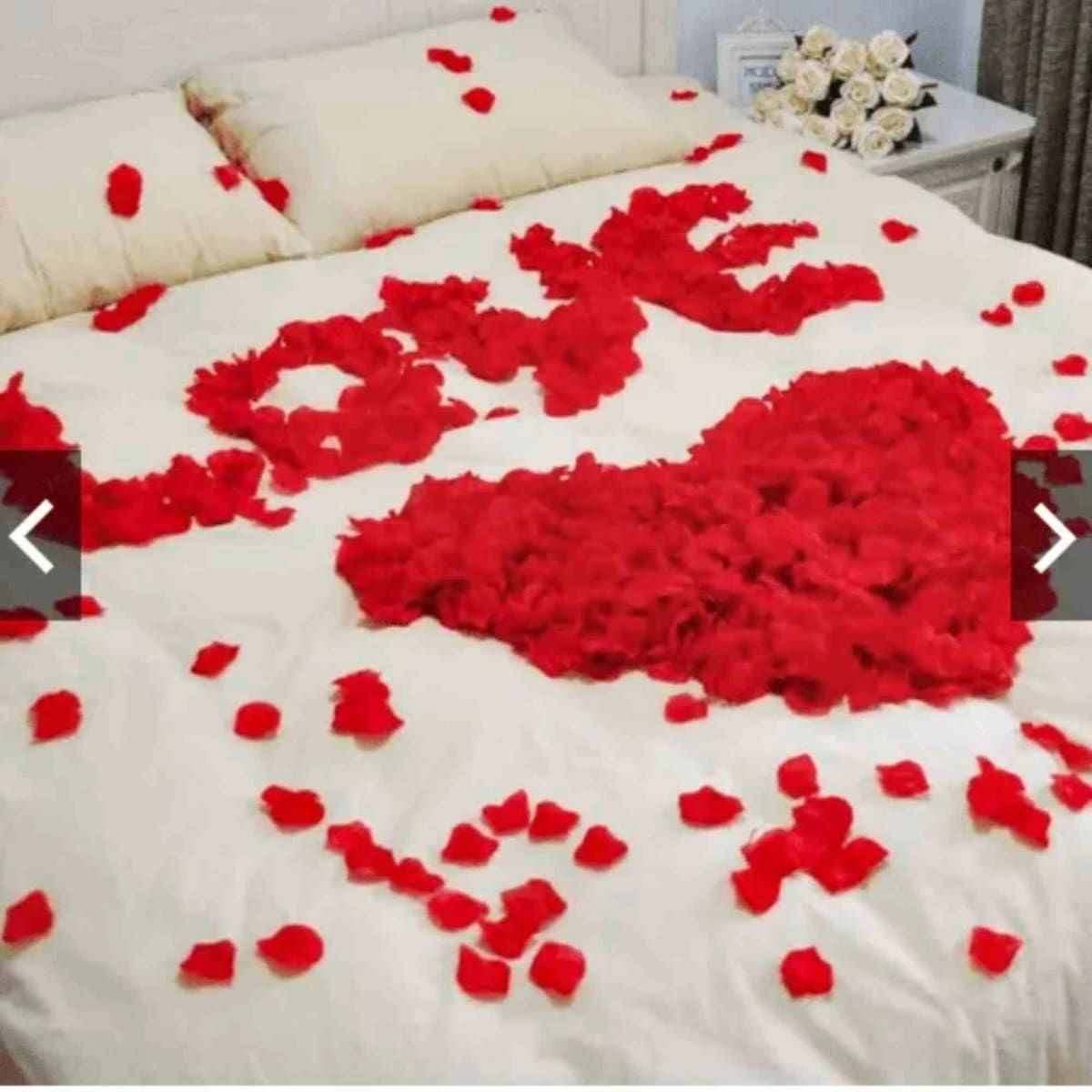 100 Pétalas De Rosas Artificiais Para Decoração Romântica